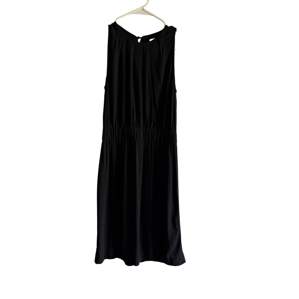 Kate Spade New York Carlie Dress Black Size 4 NWT Sleeveless Ruched Waist $298